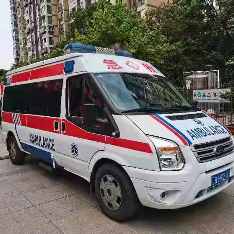 相城长途救护车护送病人返乡